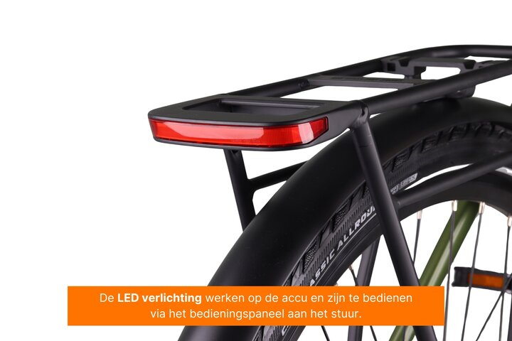 Altec Blitz Elektrische Herenfiets 28inch Zwart 55cm 13