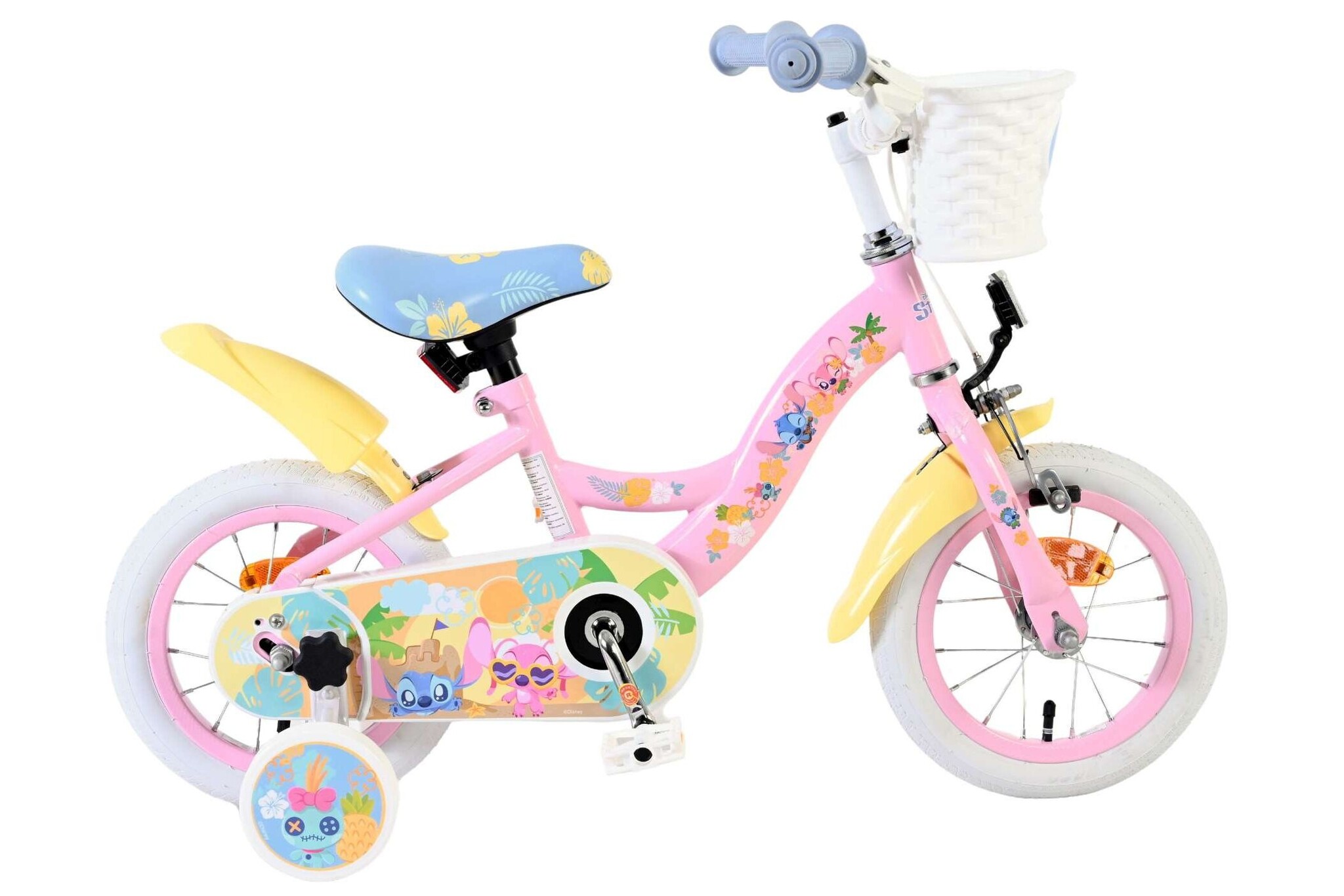 Disney Stitch Kinderfiets Meisjes 12 inch