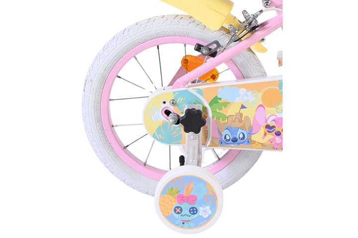 Disney Stitch Kinderfiets Meisjes 14 inch V-brakes 6