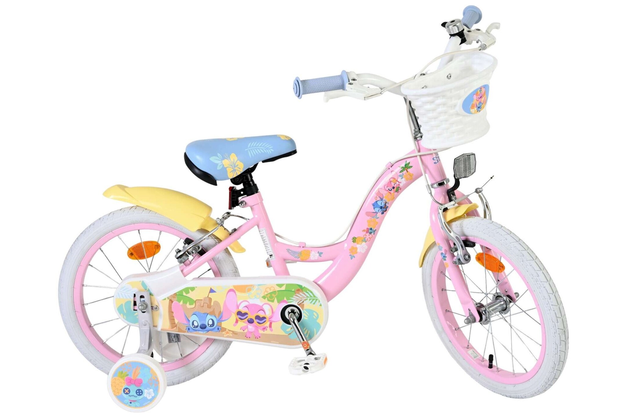Disney Stitch Kinderfiets Meisjes 16 inch V-brakes