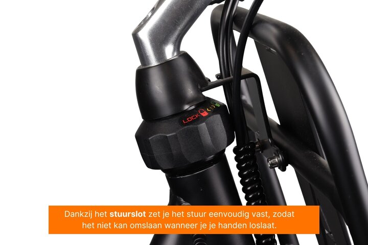 Altec Kratos Elektrische Transportfiets 28 inch Hydraulische Schijfrem 53cm 7v 11