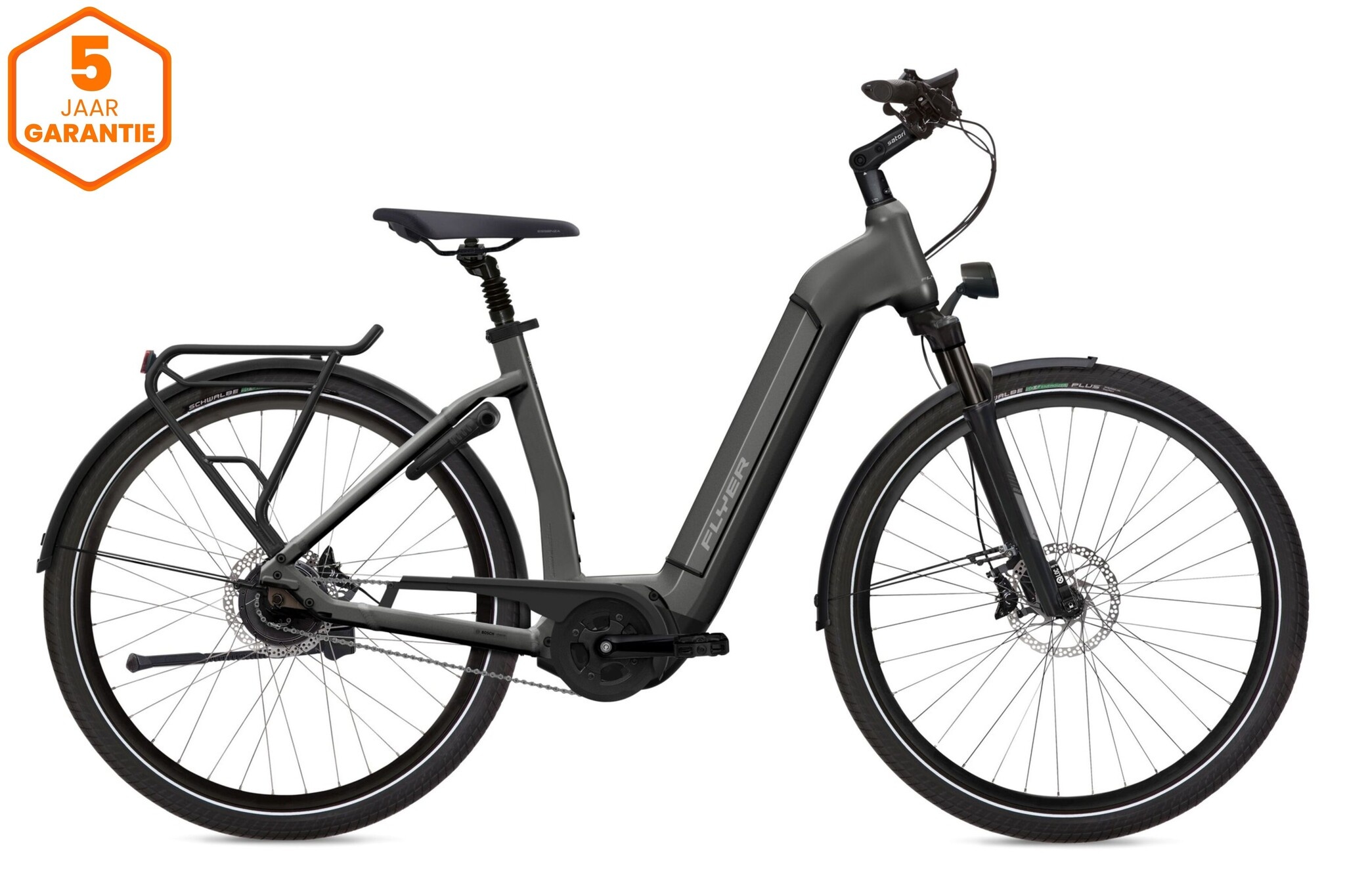 Flyer Gotour6 3.40 Elektrische Damesfiets 28 inch Anthracite Gloss 5v