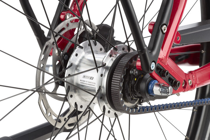 Pegasus Ravenna Evo 7F Belt elektrisch 625 WH 55cm Rood 5