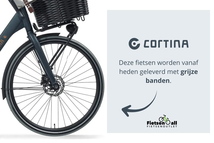 Cortina E-Common Family Moederfiets Bosch Active Line Plus 28 inch 46cm Black Gold Matt DB8 2