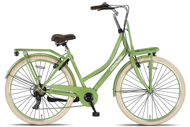 Outlet Crown Berlin 28 inch Transportfiets 53cm  Salie Groen 1