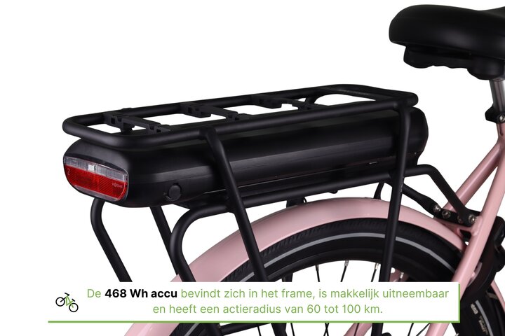 Altec Troja Elektrische Transportfiets 28 inch Hydraulische Schijfrem 53cm 7v 11