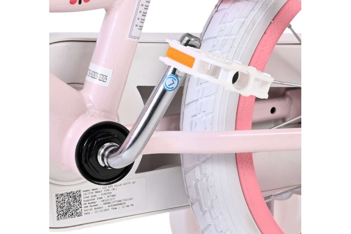 Hello Kitty Kinderfiets Meisjes 14 inch  V-brakes 9