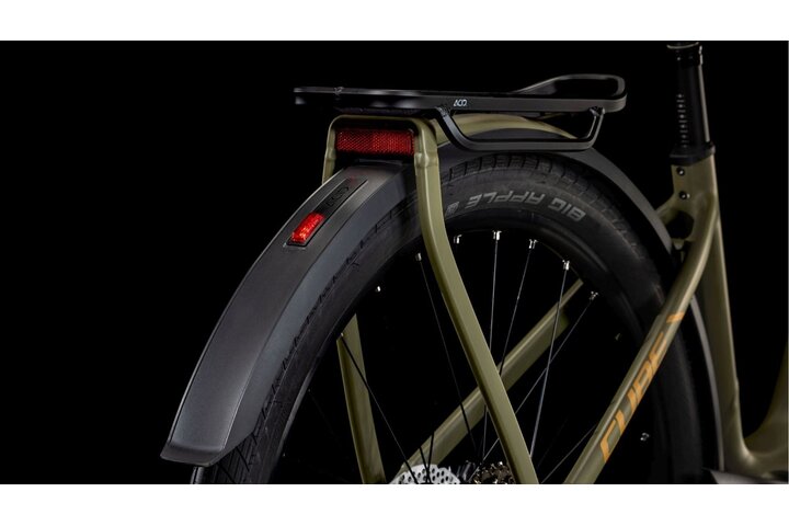 Cube Kathmandu Hybrid Pro 800 Elektrische Damesfiets 28 inch Dusty Olive/Gold 10v 6