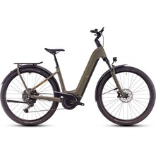 Cube Cube Kathmandu Hybrid Pro 800 Elektrische Damesfiets 28 inch Dusty Olive/Gold 10v