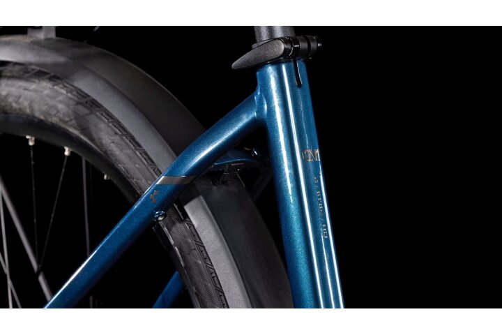 Cube Touring Hybrid One 500 Elektrische Damesfiets 28 inch 54cm Deepsea / Chrome 9v 5