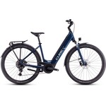 Cube Touring Hybrid One 500 Elektrische Damesfiets 28 inch 54cm Deepsea / Chrome 9v