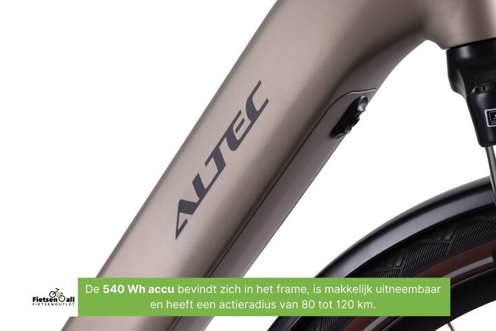 Altec Dynamic Elektrische Damesfiets 28 inch 48cm Belt 7v 8