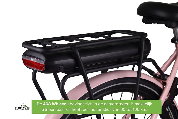 Altec Troja Elektrische Transportfiets 28 inch Hydraulische Schijfrem 53cm 7v 11