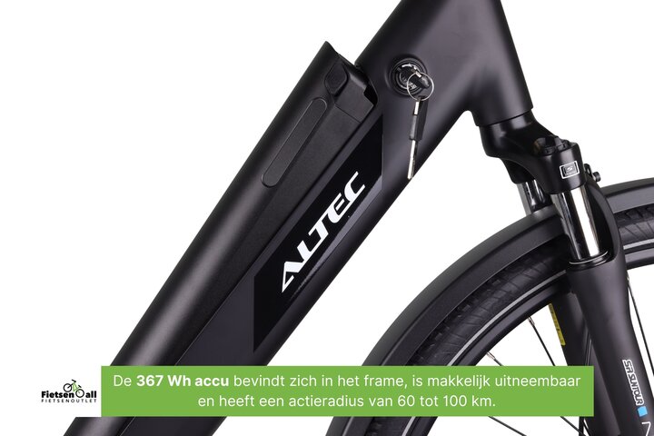Altec Vulcan Elektrische Damesfiets 28 inch 50cm Belt 9