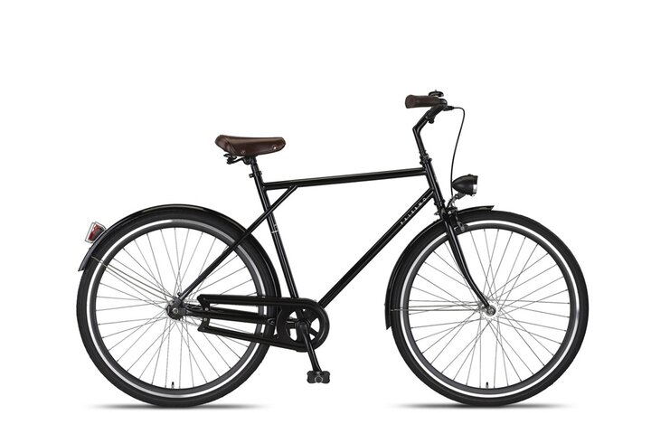 Outlet Altec Palermo 1T 28 inch Herenfiets 56 cm Glans Zwart 1