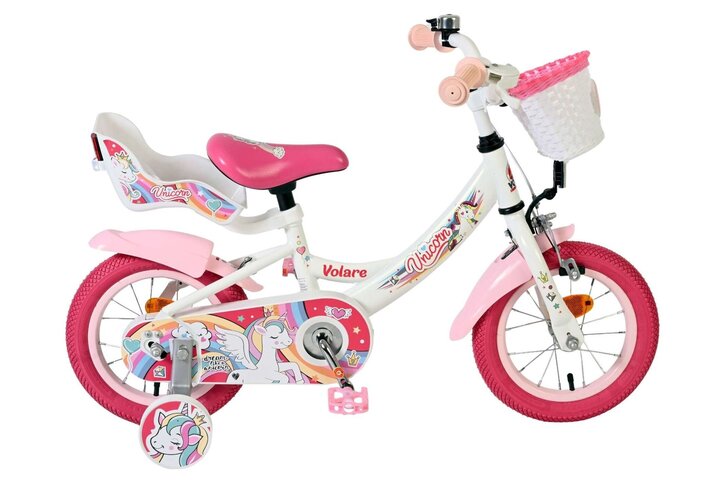 Volare Unicorn Kinderfiets Meisjes  12 inch 2