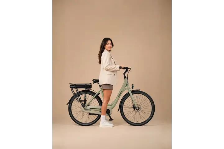 Crown Los Angeles Elektrische Damesfiets 28 inch 52cm 5