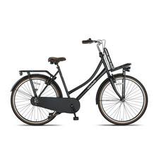 Crown Crown Paris Transportfiets 28 inch Mat Zwart