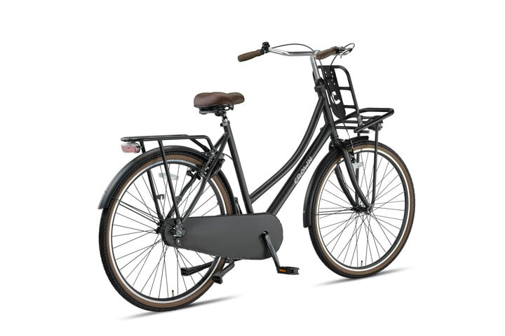 Crown Paris Transportfiets 28 inch 57 cm Mat Zwart 3