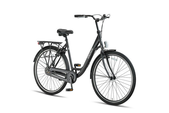 Crown Rio Damesfiets 28 inch Mat Zwart 55cm 2