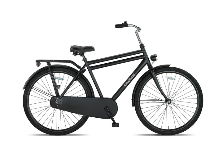 Crown Oslo Opafiets heren 28 inch Mat Zwart 59cm 1
