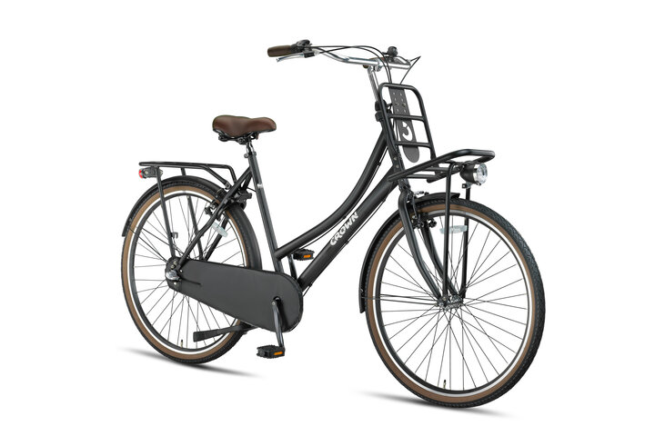 Crown Istanbul Transportfiets 28 inch 3v 57cm Zwart 3v 2