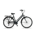Crown New York Damesfiets 28 inch 50cm Mat Zwart 7v