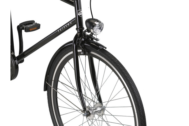 Outlet Altec Palermo 1T 28 inch Herenfiets 56 cm Glans Zwart 7