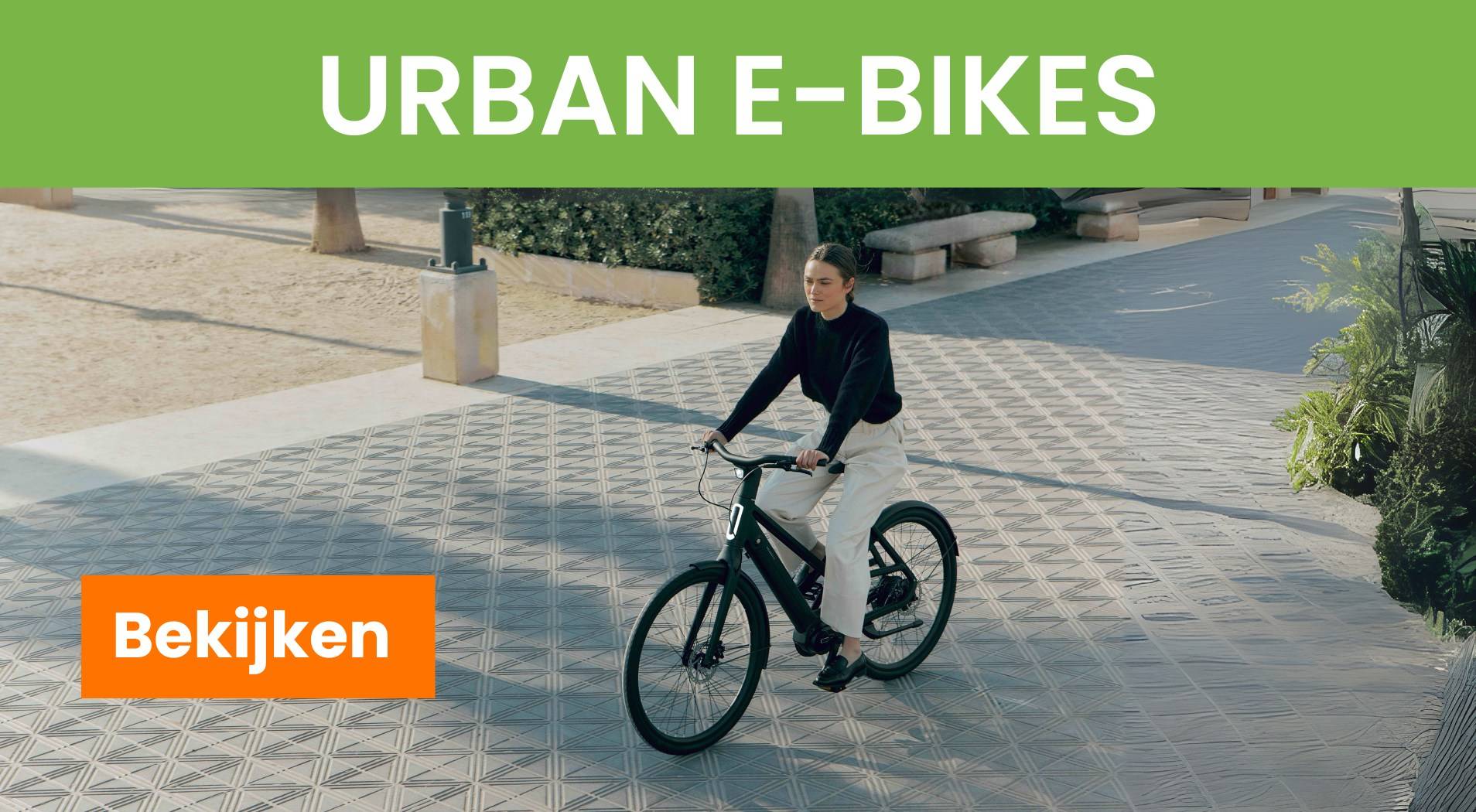 Bekijk de nieuwe Urban ebikes