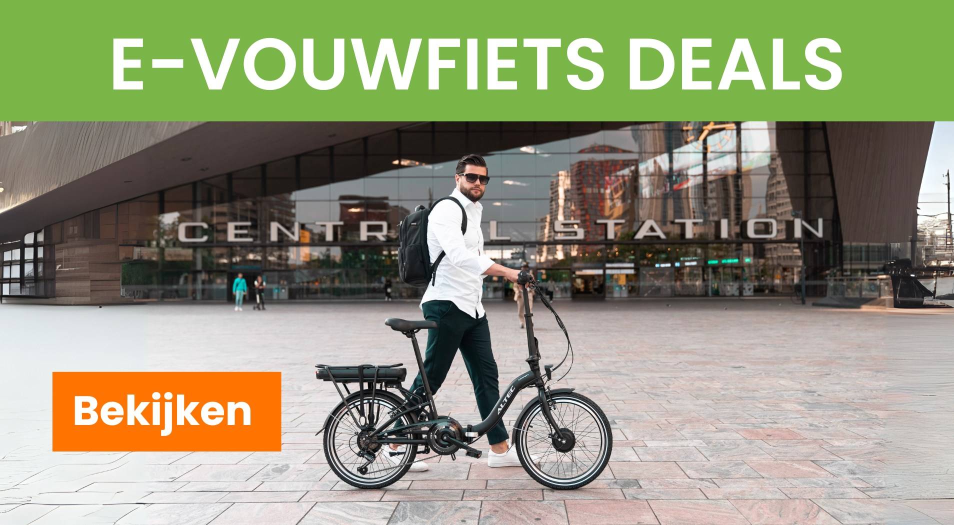 Vouwfiets deals met hoge korting