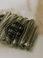 Korte kaarsjes (6st) eucalyptus