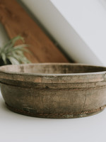 Ronde olijfbak authentiek