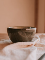 Soepkom grijs/beige servies