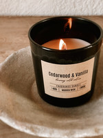 Geurkaars cedarwood vanilla