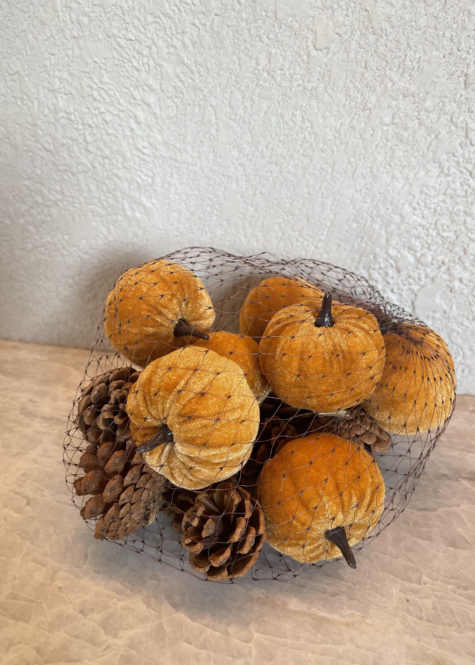 Pompoen + dennenappel mix