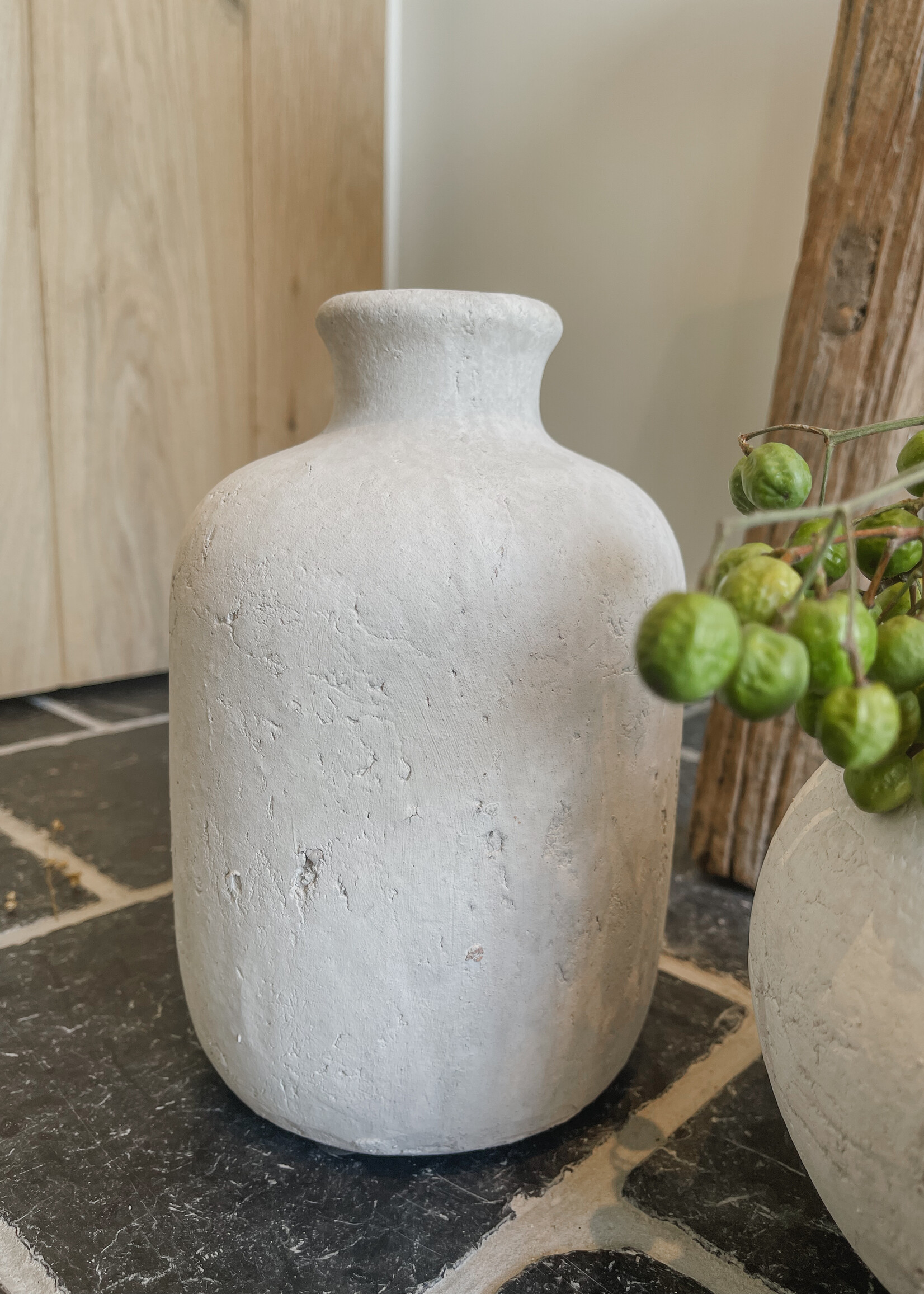 Vaas 'stonewhite' recht model smalle hals