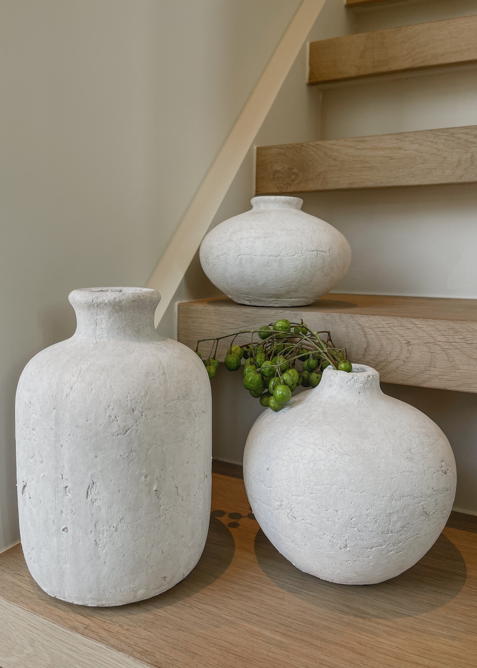 Vaas 'stonewhite' recht model smalle hals