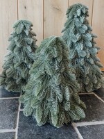 Kerstboom nobilis kunststof H42 cm