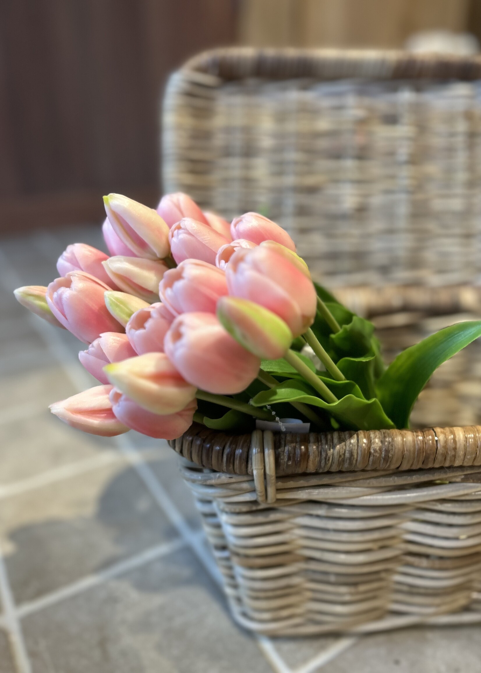 Tulp 36 cm babyroze (5st)