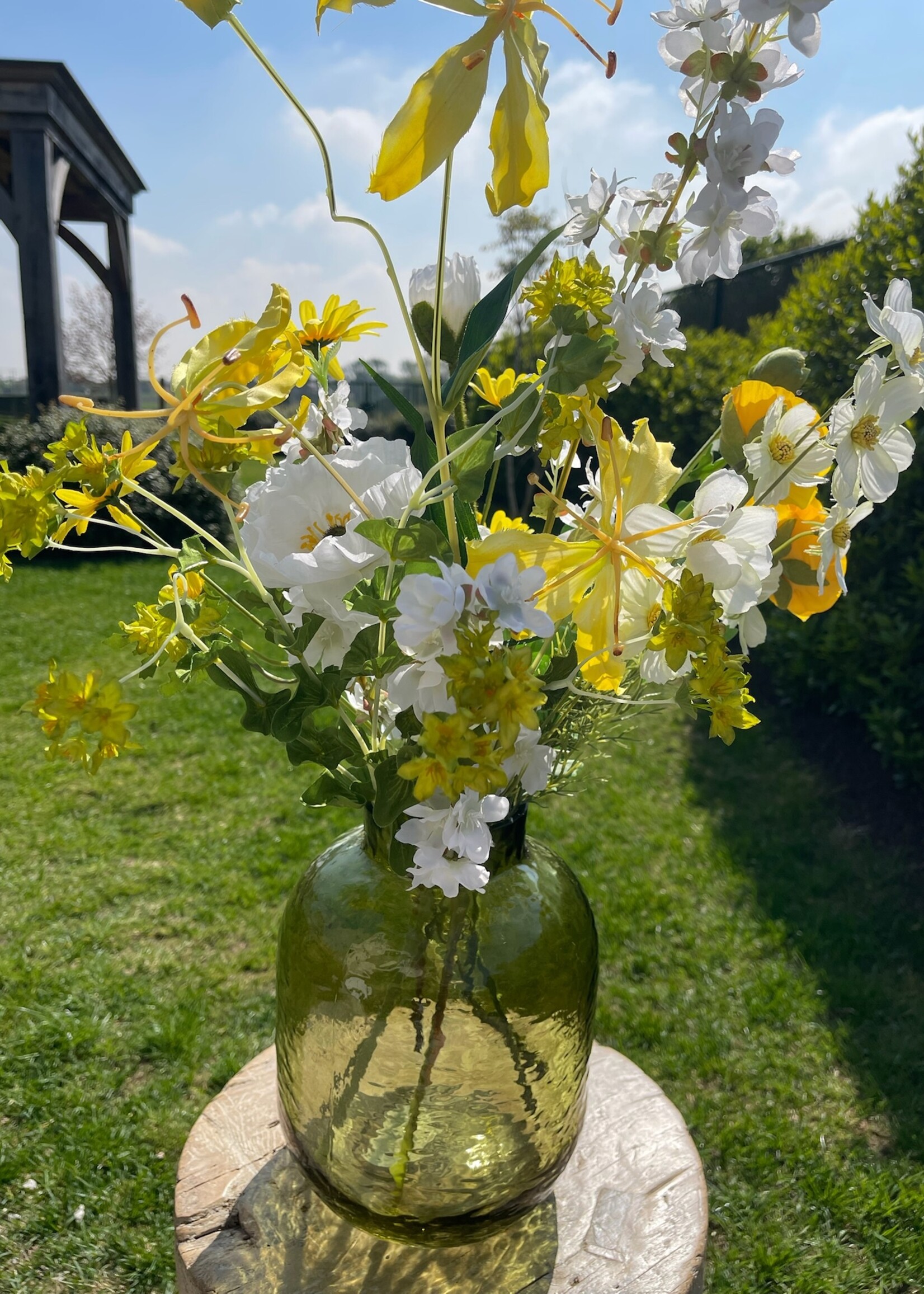 Boeket van zijdebloemen C
