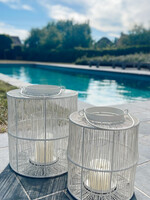 Lantaarn wit draad M