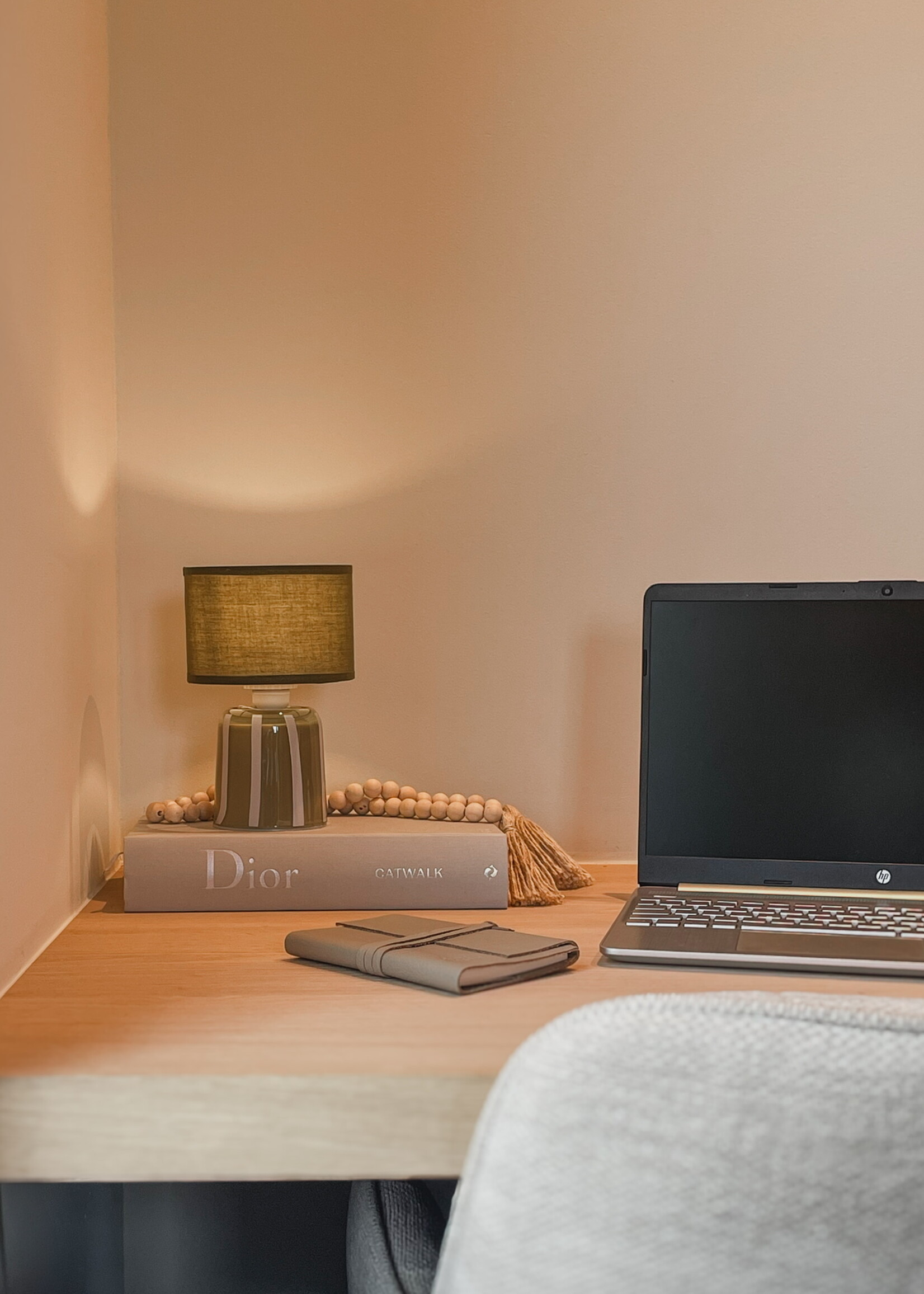 Tafellampje LED stoffen kapje 'groen'