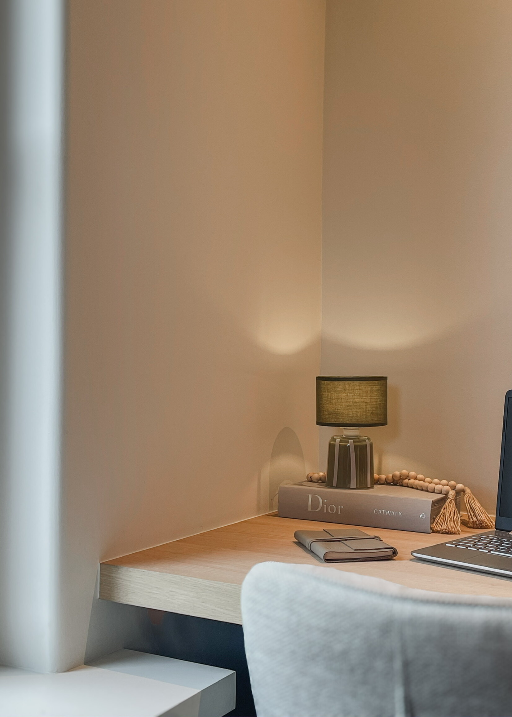 Tafellampje LED stoffen kapje 'groen'