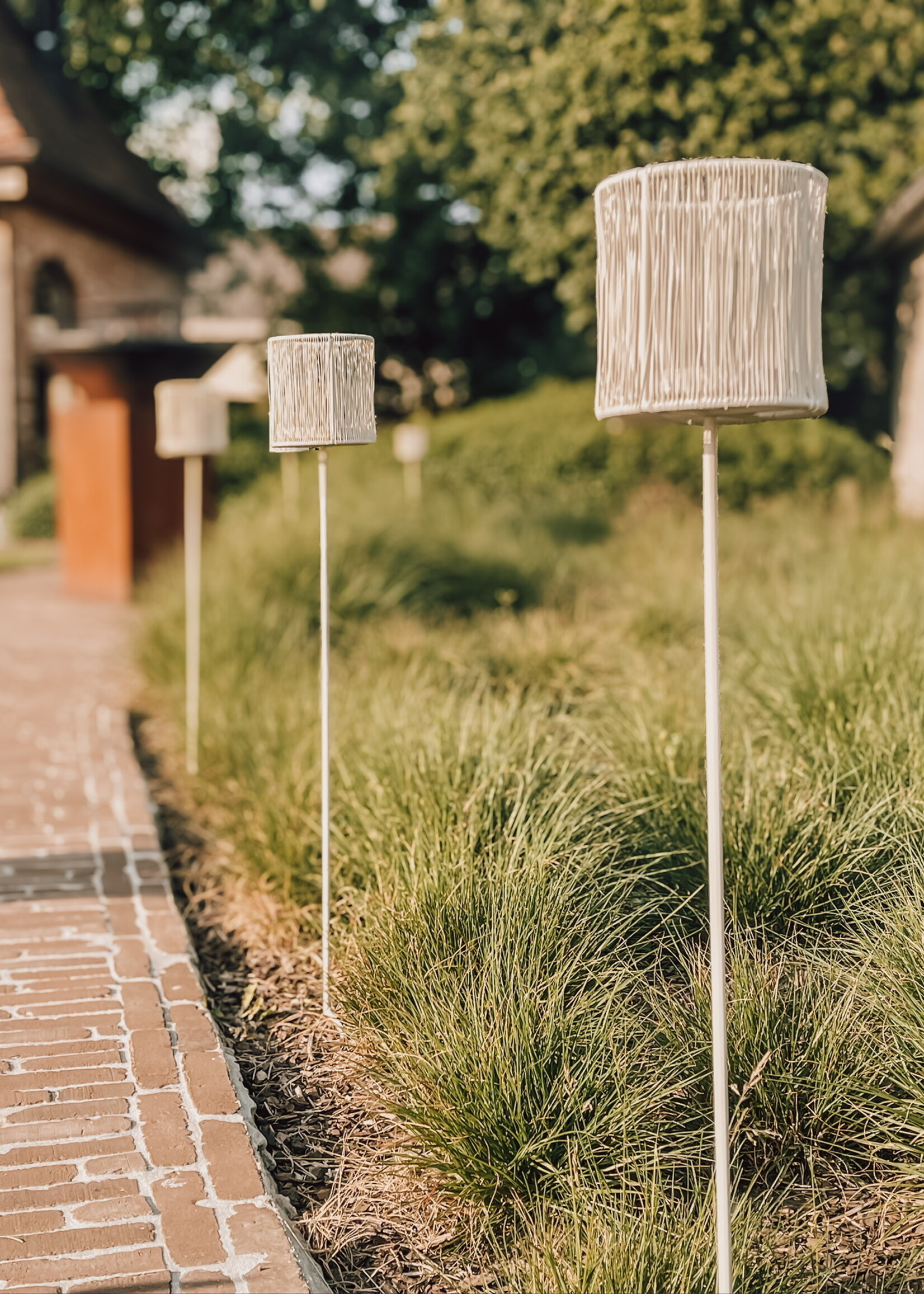 Buiten lantaarn op voet