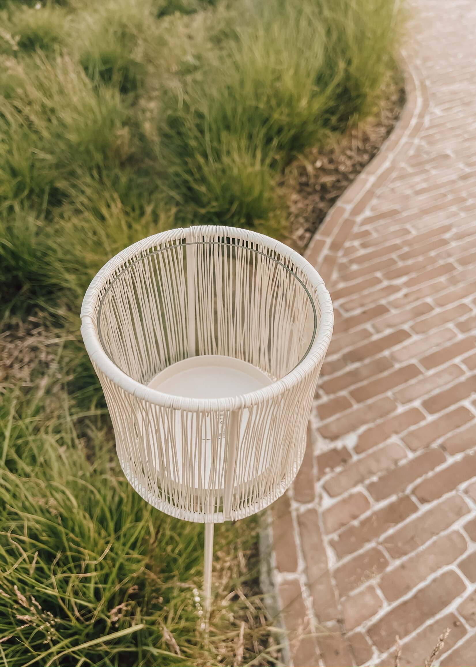 Buiten lantaarn op voet