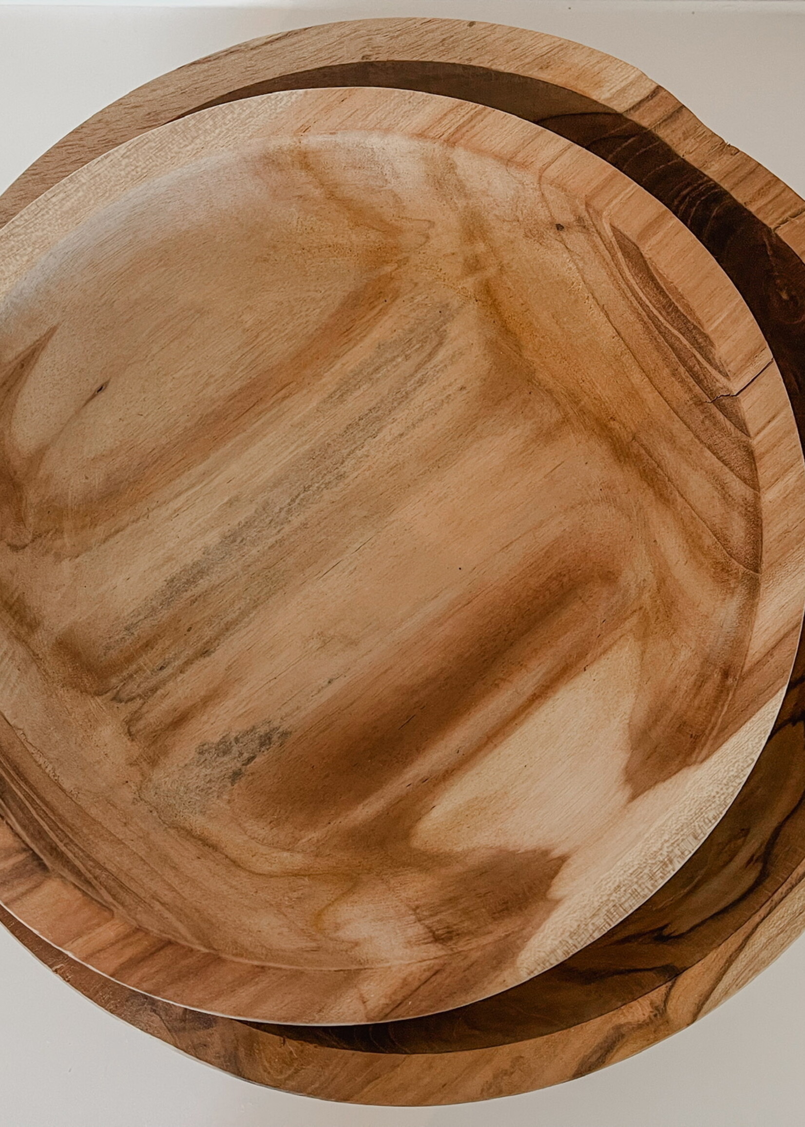 Kom rond teak dia 25 cm