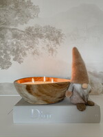 Kom rond teak dia 25 cm