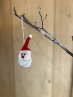 Wollen kersthanger kerstman