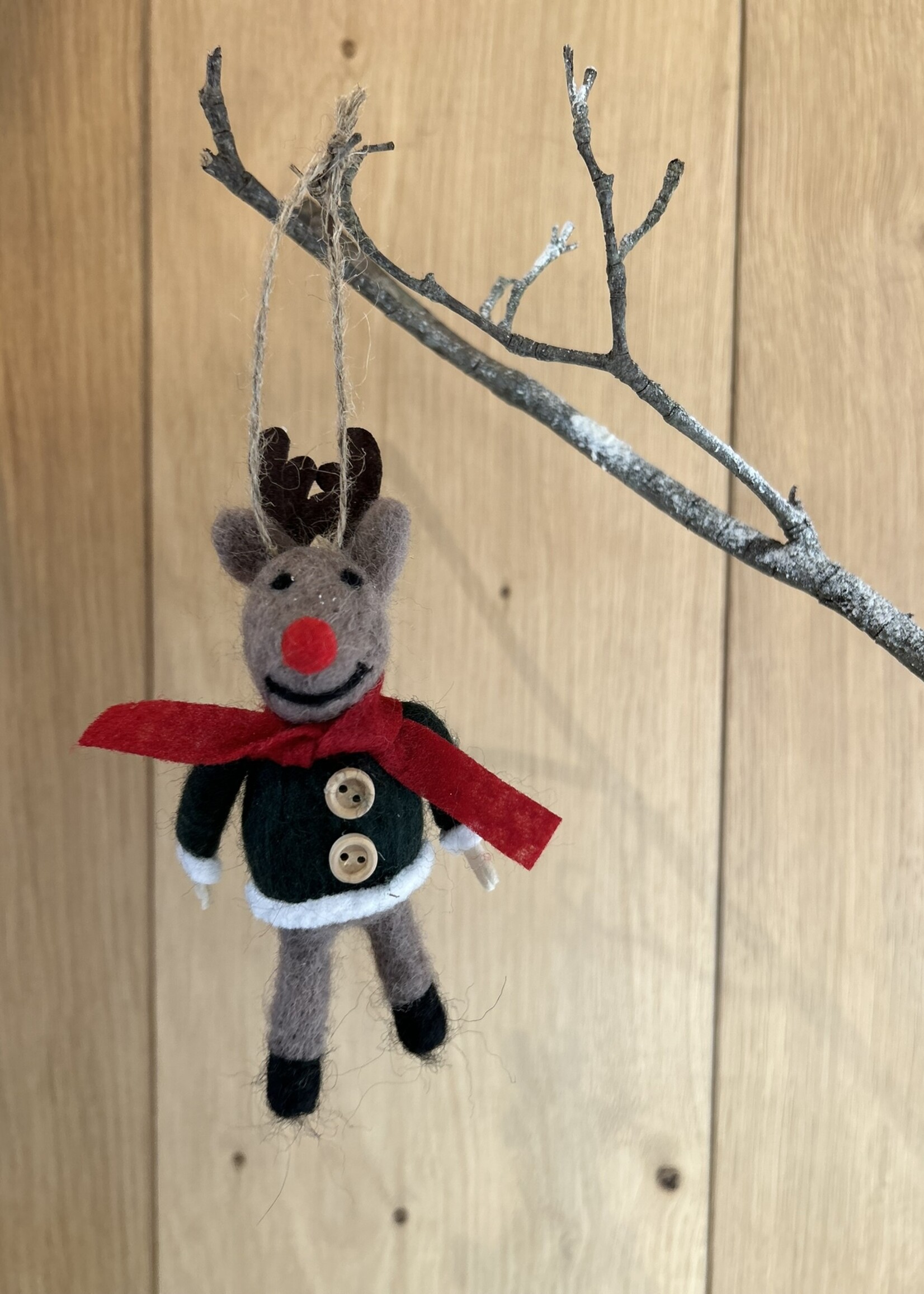 Wollen kersthanger rudolf