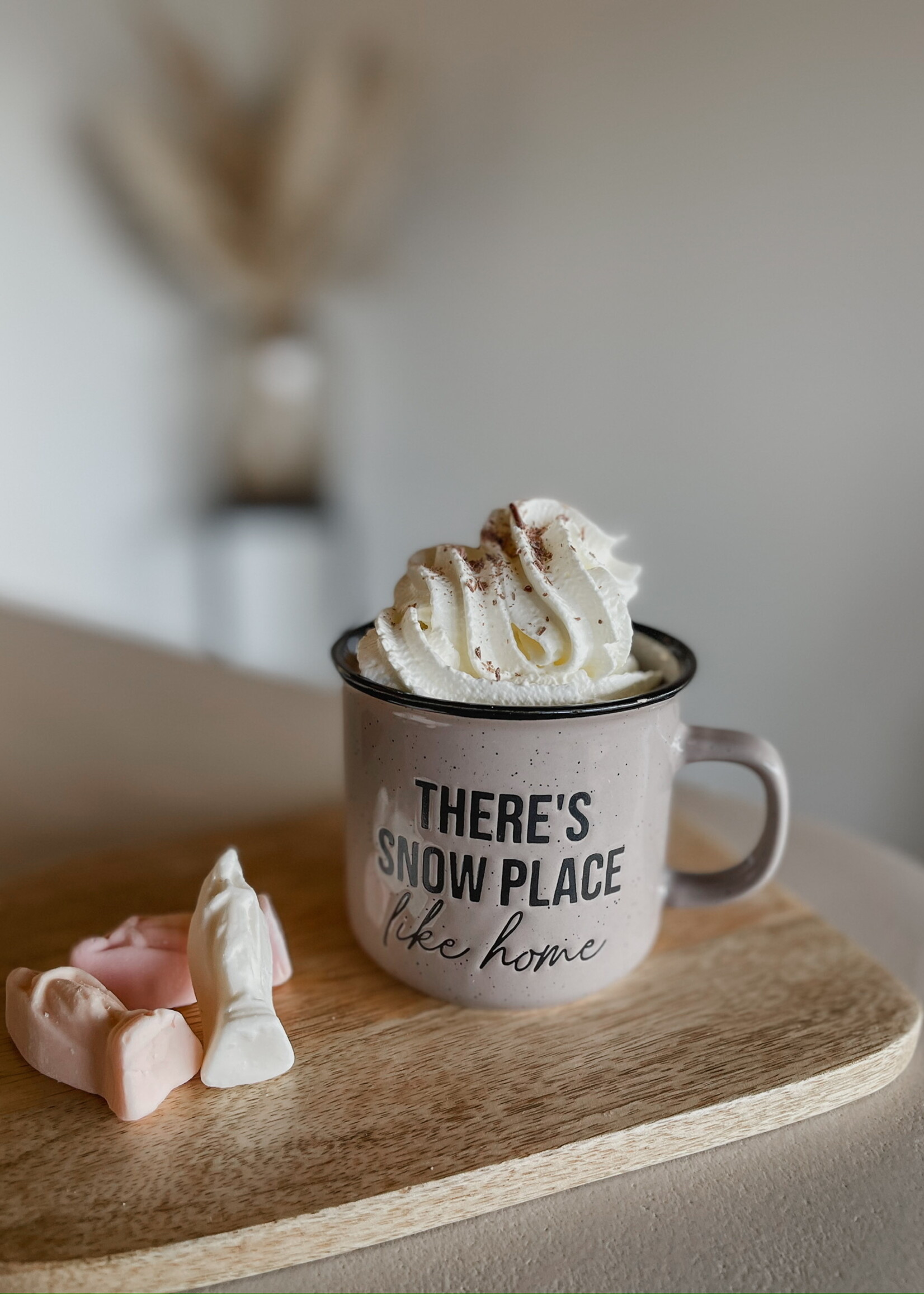 Retro mok 'snow place'